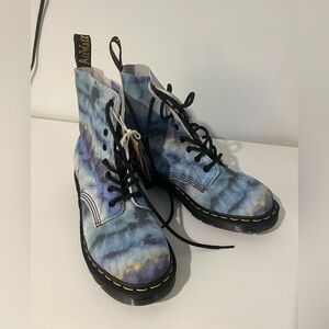 Dr. Martens 1460 Pascal Tie Dye Leather Lace Up Boots